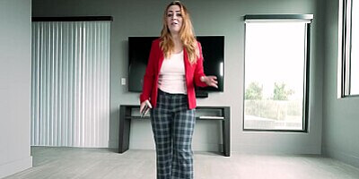 Helping My Cute Stepdaughter Relax Before First Day at Job - Kira Fox - TabooHeat