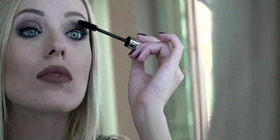 Euro anal slut banged from behind outdoor by big cock