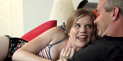 Stepdaughter teaching stepdad a lesson