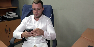 Joel and his big dick is masturbating