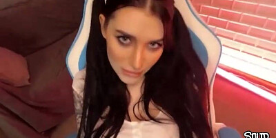 TEEN GAMER CHEATING HER BOYFRIEND WITH