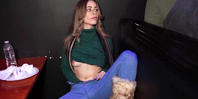Horny babe Renee Rose is hardcore fucked in the bar full of people