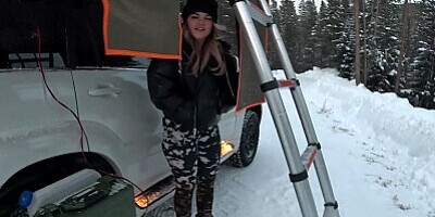 Slutty stranger seduces me in her tent while my gf is asleep - Venessas Butt