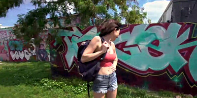 Riley Jean fuck and swallows big dick