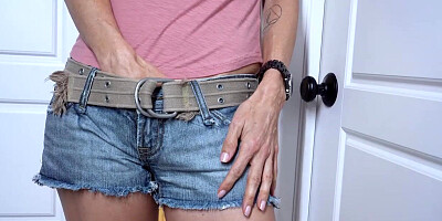 Shay sights begs for Johnny Love's cock to ride
