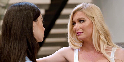Stepmom and stepdaughter act on their feelings