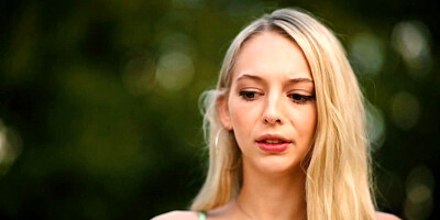 Petite blonde giving head and riding