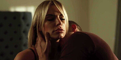 Hairy MILF penetrated in doggystyle by big white cock