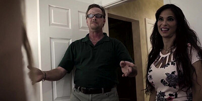 Horny milf licking teens pussy