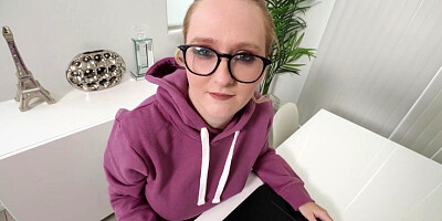 A nice blowjob from stepmom Audrey Madison