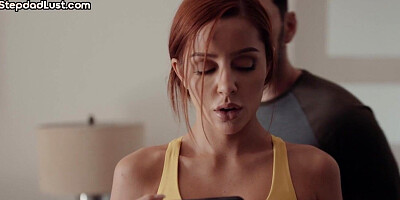 Redhead stepdaughter seduced by stepdad in missionary