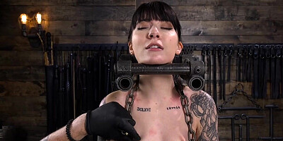 Bound in chains with secured neck
