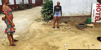 African lesbian and GFS love threesome