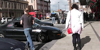 Flirtatious wench at restroom xxx