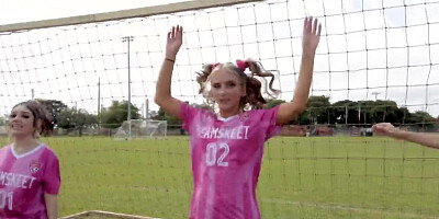 Soccer trainer makes chicks squirt