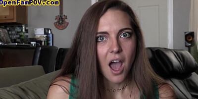 Stepmom involves stepdaughter in 3some with stepdaddy