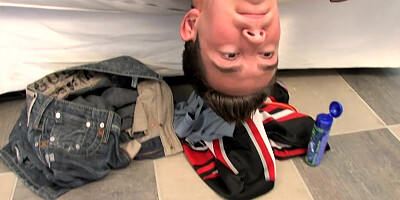 Sexy twink Jayden Taylor uses a BBC toy to pleasure himself while jerking off