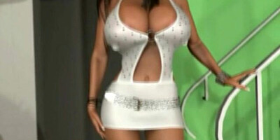 3D Busty Babe Fucks Herself