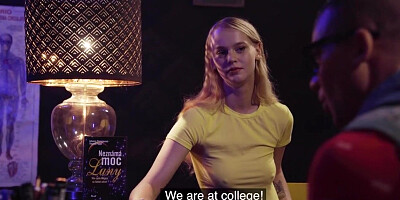 Raunchy MILF and babe with bigboobs fucked in office 3some