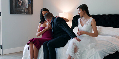 Bisex mature mom teaching stepsons wife