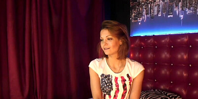 Russian amateur in american tshirt