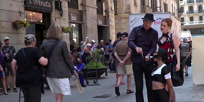 Brazilian slave humiliated in public