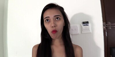 Flat chested Filipina whore wants me to knock her up