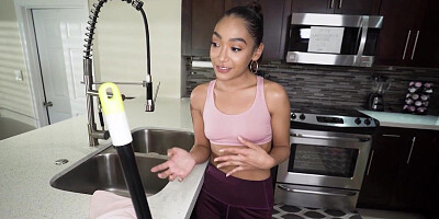 21yo maid enjoys fucking hardcore in wet pussy hole