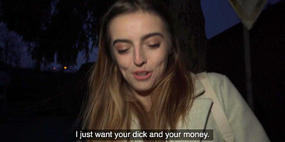 Picked up public petite 21yo in pantyhose POV cockriding