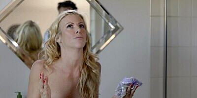 Hot Blonde Milf Alexis Fawx yells, Fuck! I told you Not to cum on my Face! -S5:E10