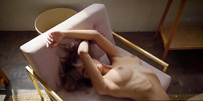 Hot blonde latina reveals her big boobs