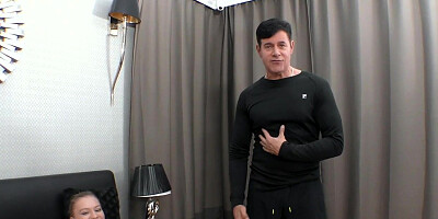 Euro babe getting cum riding dick