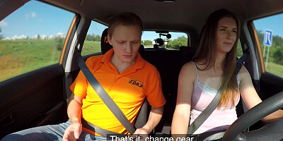 21yo learning driver pleasing instructor to pass the test