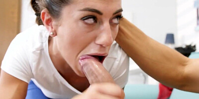 Cocksucked dutch guy spoiled by his gf