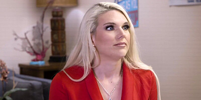 Blonde mom brutally fucked in office