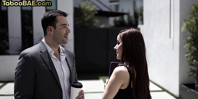 Stepdaughter smashed by wild stepfather in pussy hole