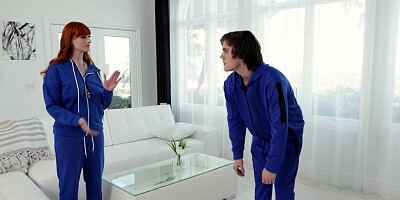 Redheaded Alex give Tyler a nice HEAD