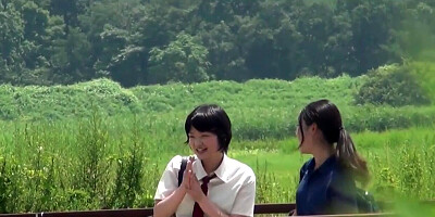 Japanese students peeing in public