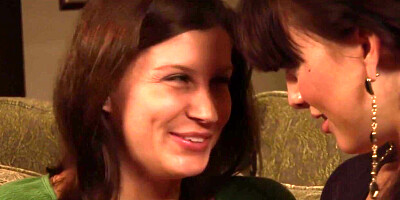 Big tits babe pussy licking petite bff