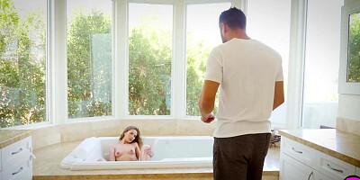 Beautiful teen fucked after blowjob