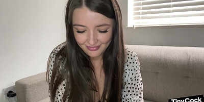 SPH solo amateur British babe talks dirty about loser cock