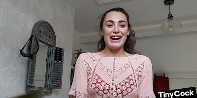 SPH amateur solo domina humiliates guys with small dick