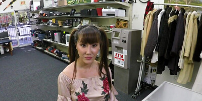 Asian Pawnshop bae drilled in wet pussy by horny fucker