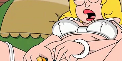 Famous toons dildo and lesbian strapon
