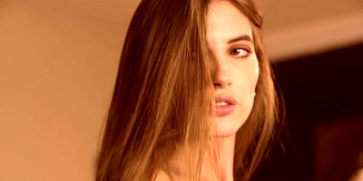 Hot posing action with amazing Russian