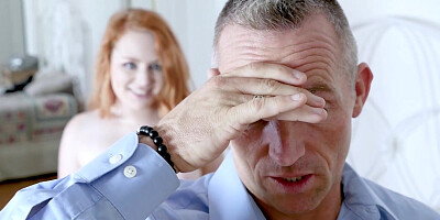 Chubby redhead MILF Lucy Foxx fucked