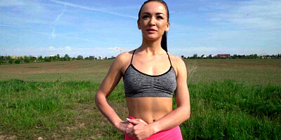 Yoga picked up slut deepthroating POV after workout