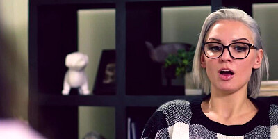 Shrink and Asian babe anal finger her wife's