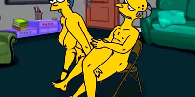Marge Simpson cheating wife movie