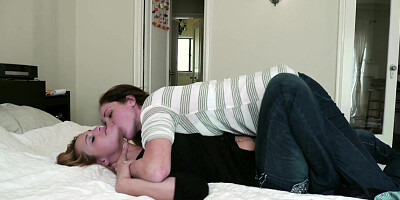 Erotic lesbian teen pussy play scene chicks get hot and wet